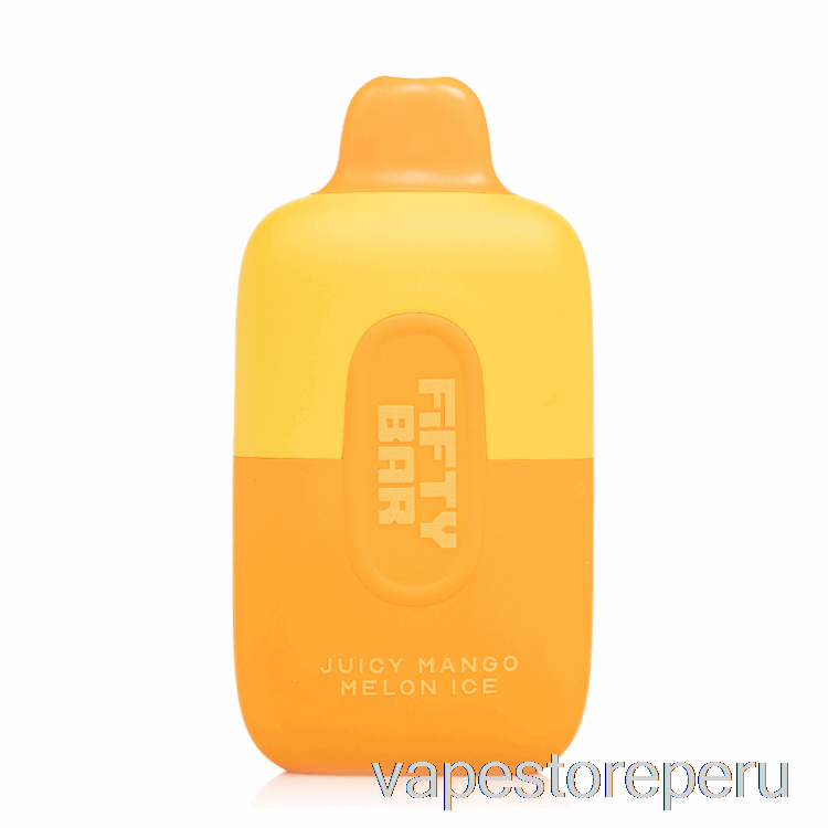 Vape Recargable Cincuenta Bar 6500 Desechable Jugoso Mango Melón Hielo